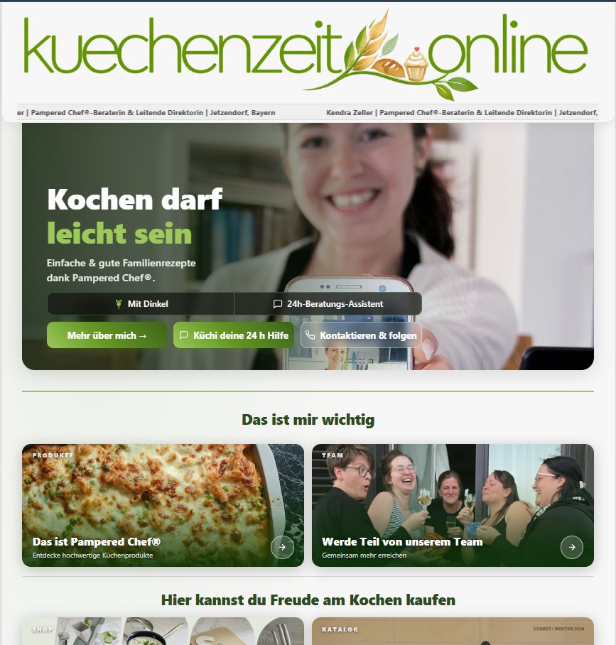 kuechenzeit.online Screenshot
